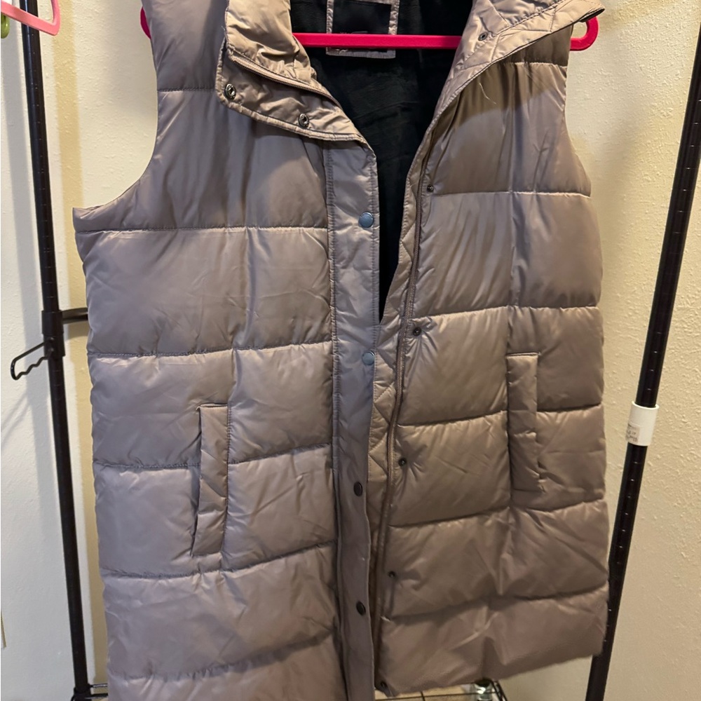 Gray Puffer Vest